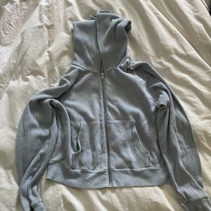 Two TNA cropped hoodies